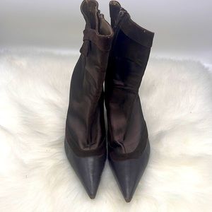 BCBG brown ankle boots